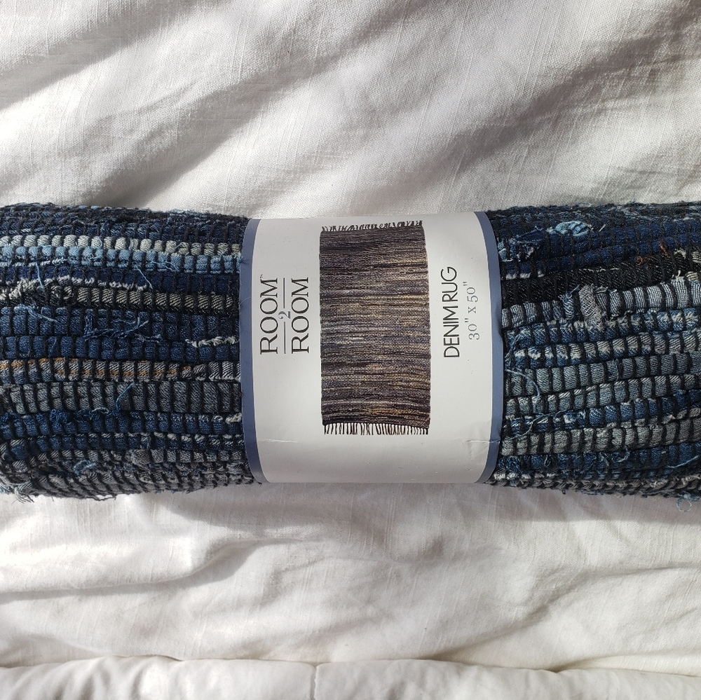 COPY - NWT!! Denim Rug